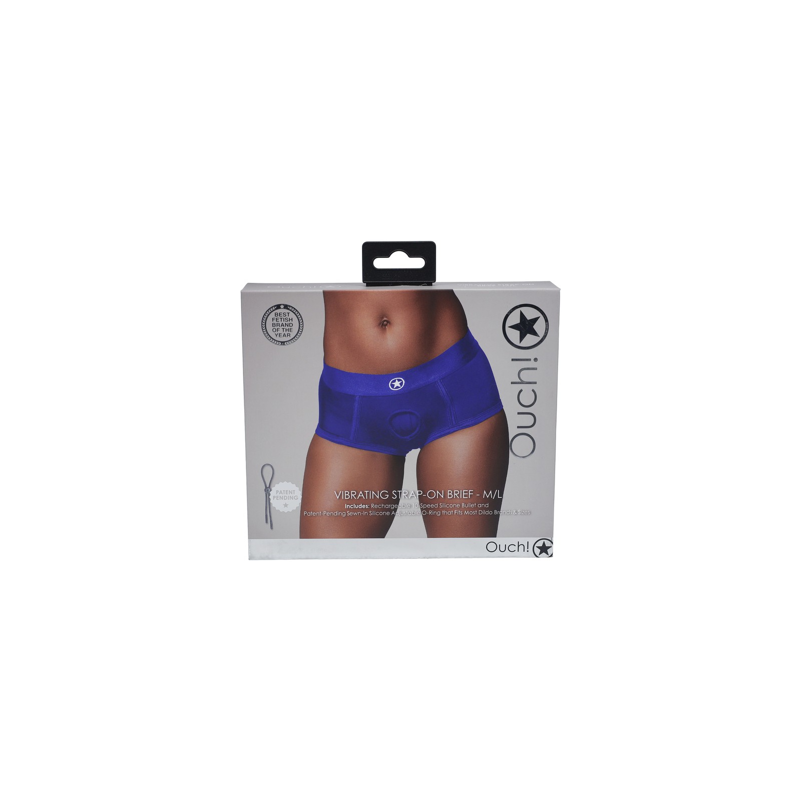 Ouch! Vibrating Strap-on Brief