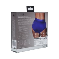 Ropa Interior Strap-on Vibrante Ouch! Azul Real - XL/XXL