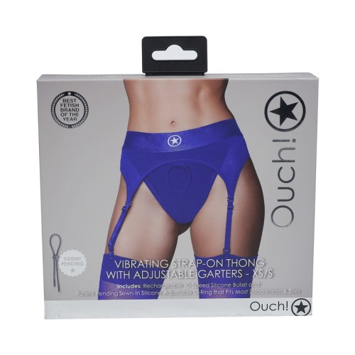 Tanga Vibrante Strap-On Ouch! para Juegos Íntimos