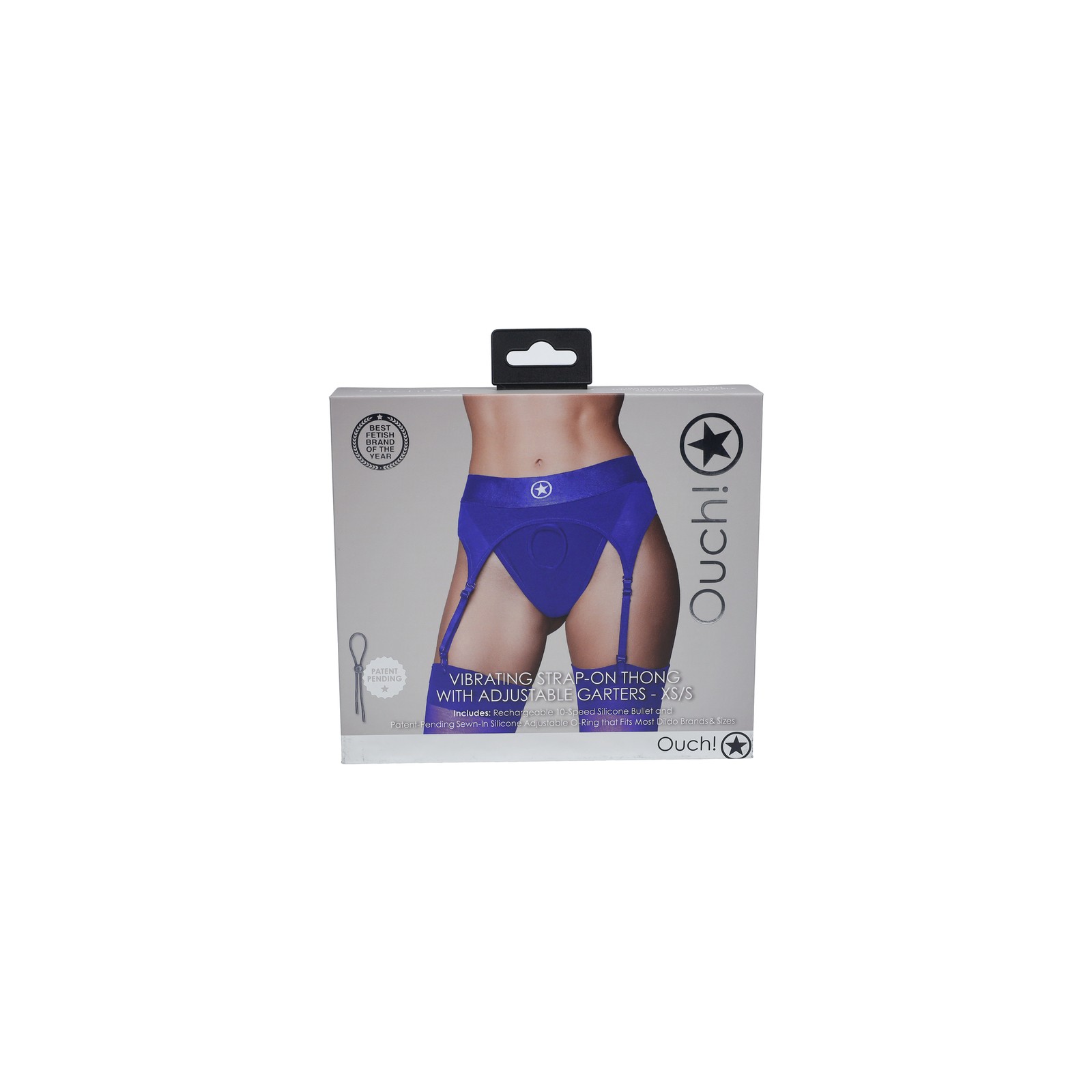 Tanga Vibrante Strap-On Ouch! para Juegos Íntimos