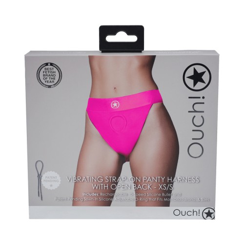 Ouch! Vibrating Strap-On Panty Harness