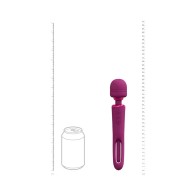 VIVE KIKU Vibrador Recargable de Doble Cabeza con Estimulador aleteante