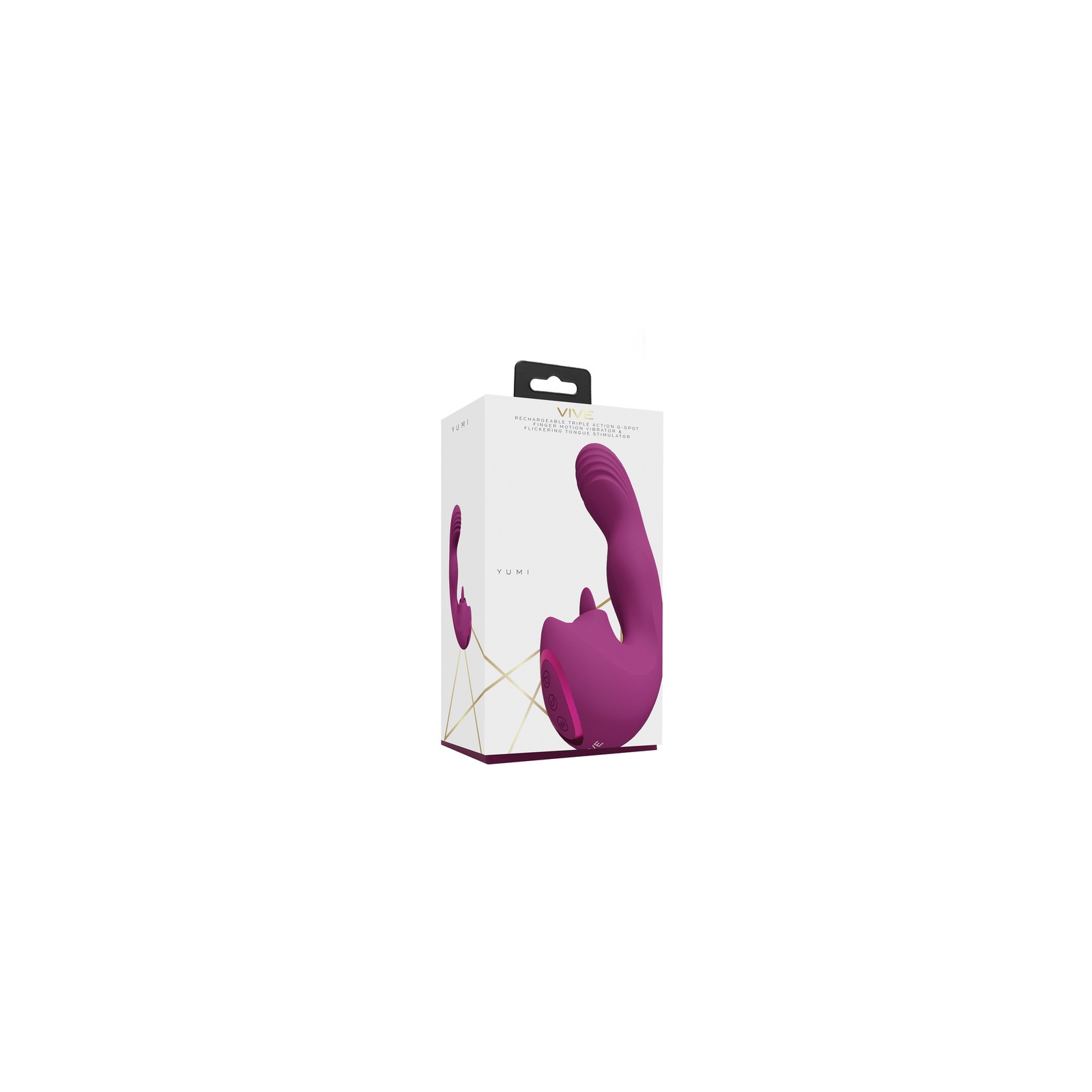 VIVE YUMI Rechargeable G-Spot Vibrator & Stimulator Pink