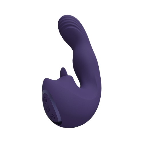 Vibrador Recargable VIVE YUMI para Punto G con Movimiento de Dedo