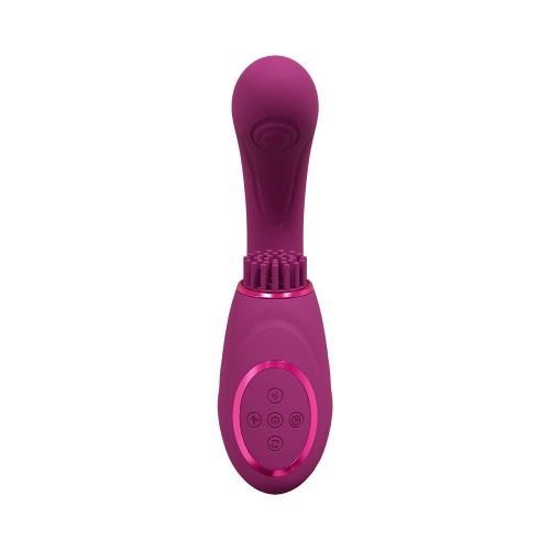 VIVE GEN Triple Motor G-Spot Vibrator with Pulse Wave Pink