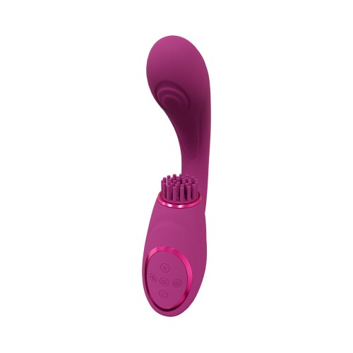 VIVE GEN Triple Motor G-Spot Vibrator with Pulse Wave Pink