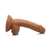 Dildo Jock Soccer Sam 7 pulgadas con Testículos Oscuro