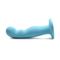 Dildo de Silicona Vibrador Simply Sweet 21X con Control Remoto Azul