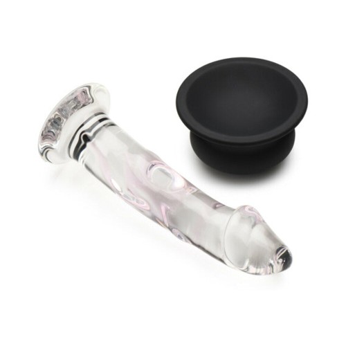 Dildo de Cristales de Placer con Base de Silicona