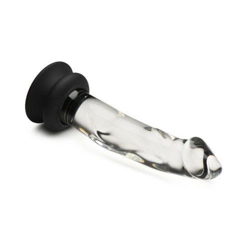 Dildo de Vidrio Pleasure Crystals de 7.6 in. con Ventosa