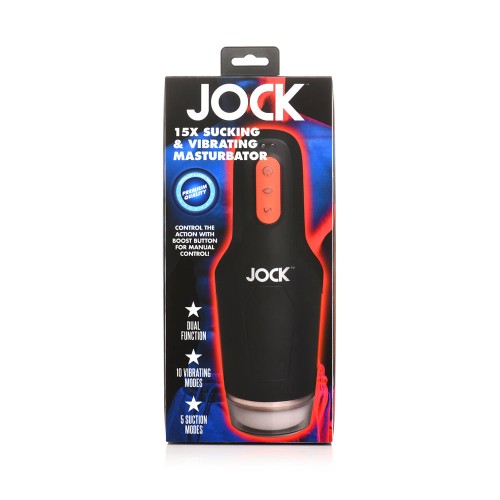 Jock 15X Sucking and Vibrating Masturbator