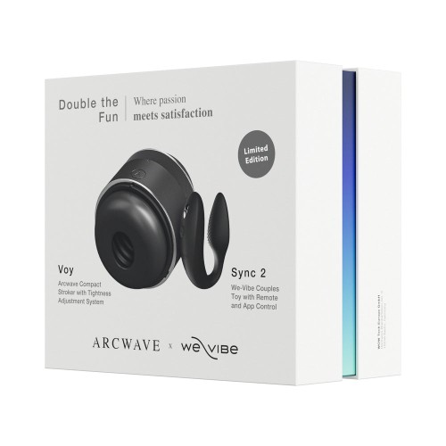 Arcwave x We-Vibe Double the Fun Voy Sync 2 Black