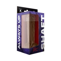 Modelo A Shaft Dildo de Silicona de Densidad Dual 10.5 in.