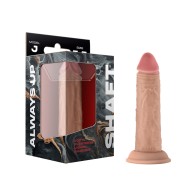 Shaft Modelo J Dildo de Silicona de Doble Densidad de 5.5 in. Verde - Placer Realista