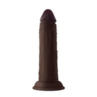 Shaft Model J: Dual Density Silicone Dildo Mahogany