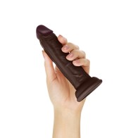 Shaft Model J: Dual Density Silicone Dildo Mahogany