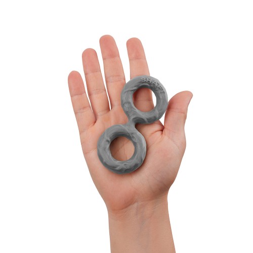 Double C-Ring Model D Grey Size 2 for Enhanced Pleasure