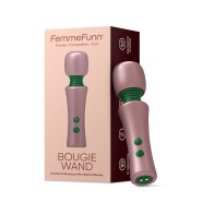 FemmeFunn Bougie Wand Masajeador de Lujo Oro Rosa