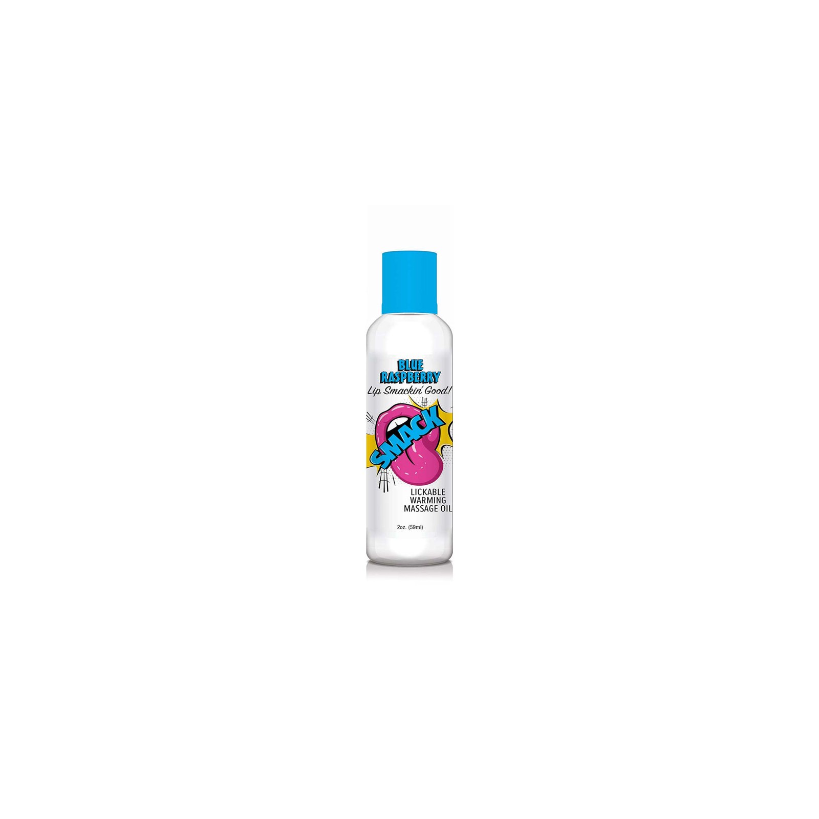 Aceite de Masaje Lickable Smack Frambuesa Azul - 2 oz