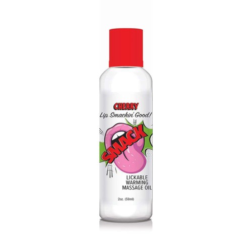 Smack Lickable Massage Oil in Cherry Flavor