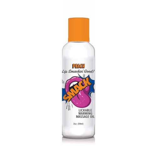 Smack Lickable Massage Oil Peach Flavor