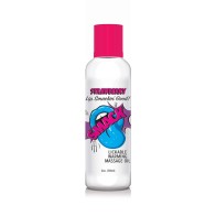 Lickable Strawberry Massage Oil for Sensual Play