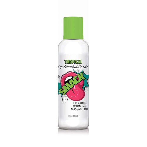 Smack Lickable Massage Oil Tropical