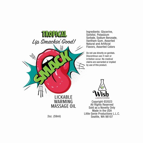 Aceite de Masaje Lickable Tropical Smack