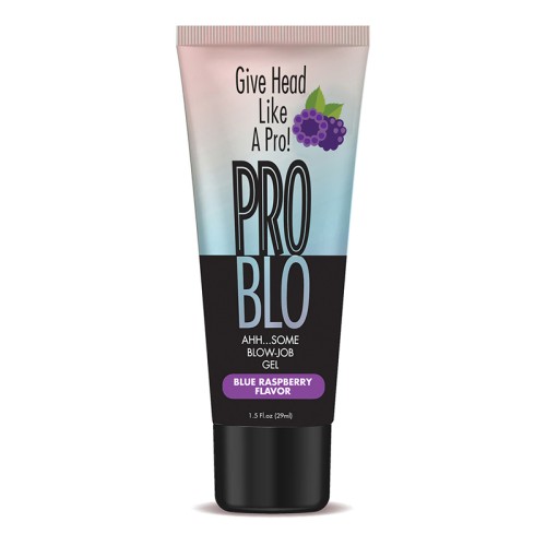 Gel de Placer Oral Pro Blo Sabor Frambuesa Azul 1.5 oz