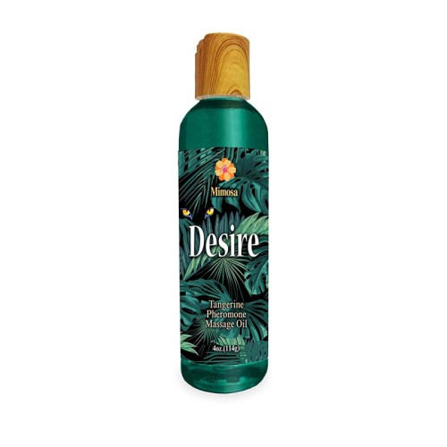 Desire Pheromone Massage Oil Tangerine