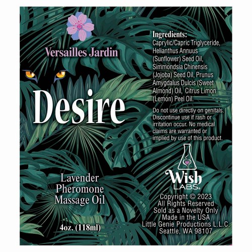 Desire Pheromone Massage Oil for Irresistible Attraction