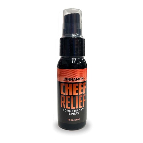 Cheef Relief Spray para Garganta Canela 1 oz - Alivio Reconfortante