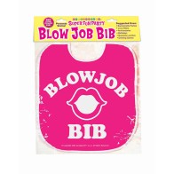 Bib de Blow Job Rosa para Diversión Hilarante en Fiestas