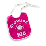 Bib de Blow Job Rosa para Diversión Hilarante en Fiestas