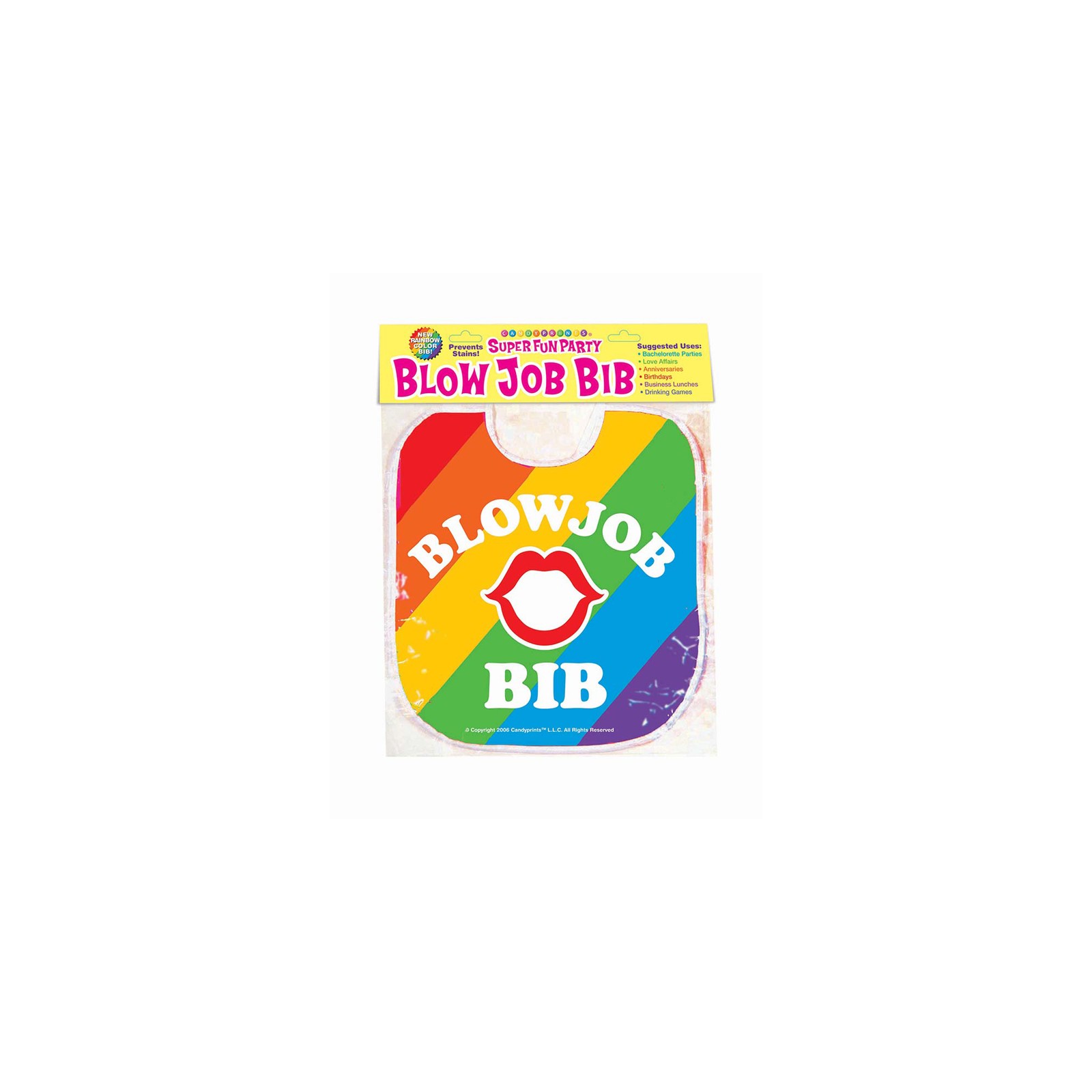 Divertido Bib de Blow Job para Fiestas