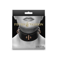 Fetish & Fashion Lilith Collar for Bondage Play