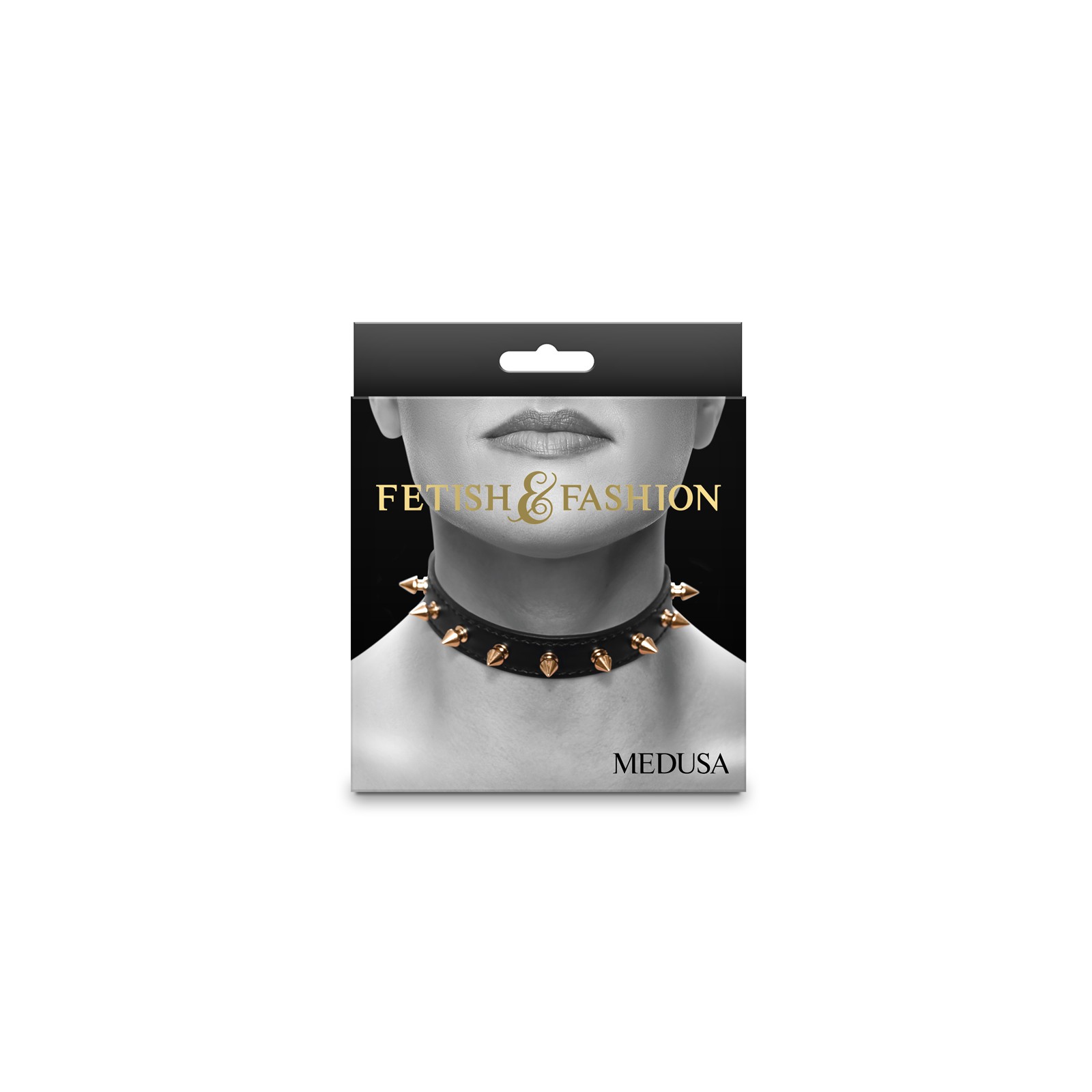 Fetish Fashion Medusa Collar Black - Kinky Accessory