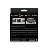 Fetish Fashion Medusa Collar Black - Kinky Accessory