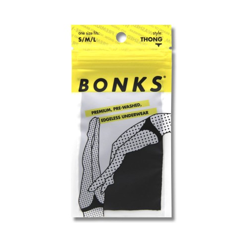 Bonks Black Magic Seamless Thong