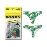 Bonks Seamless Thong in Tropical Print