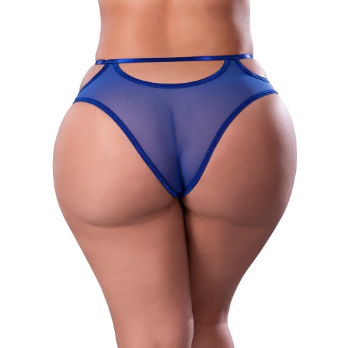 Culotte Cheeky Magic Silk Holidaze Cobalt Talla Reina