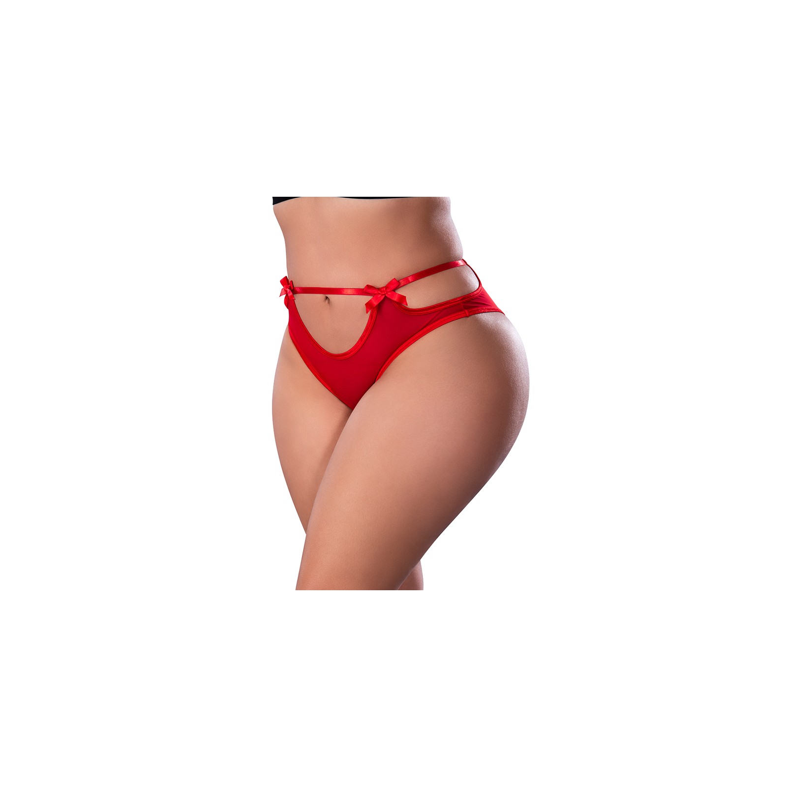 Cheeky Boy Short Magic Silk Holidaze en Rojo Talla Reina