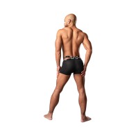 Male Power Infinite Comfort Strappy Pouch Short Black L