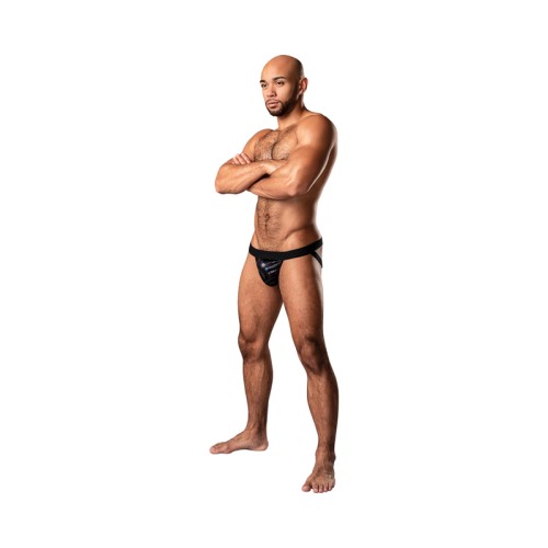 Male Power KaleiDickscope Strappy Ring Jock L/XL