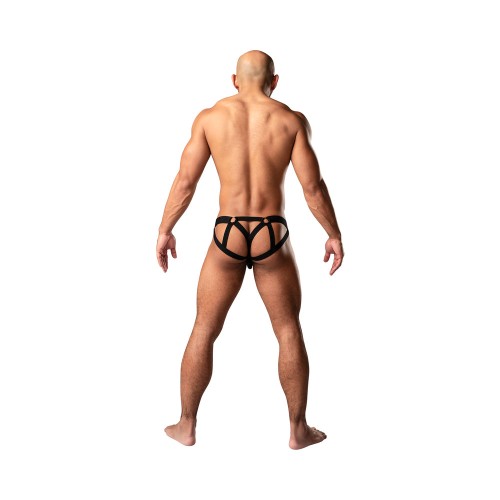 Male Power KaleiDickscope Strappy Ring Jock L/XL