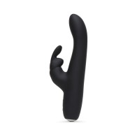 Fifty Shades Greedy Girl Slimline Rabbit Vibrator - Luxury Pleasure