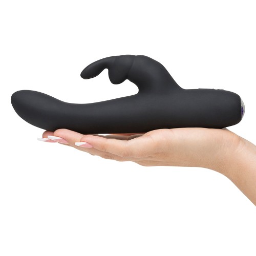 Fifty Shades Greedy Girl Slimline Rabbit Vibrator - Luxury Pleasure