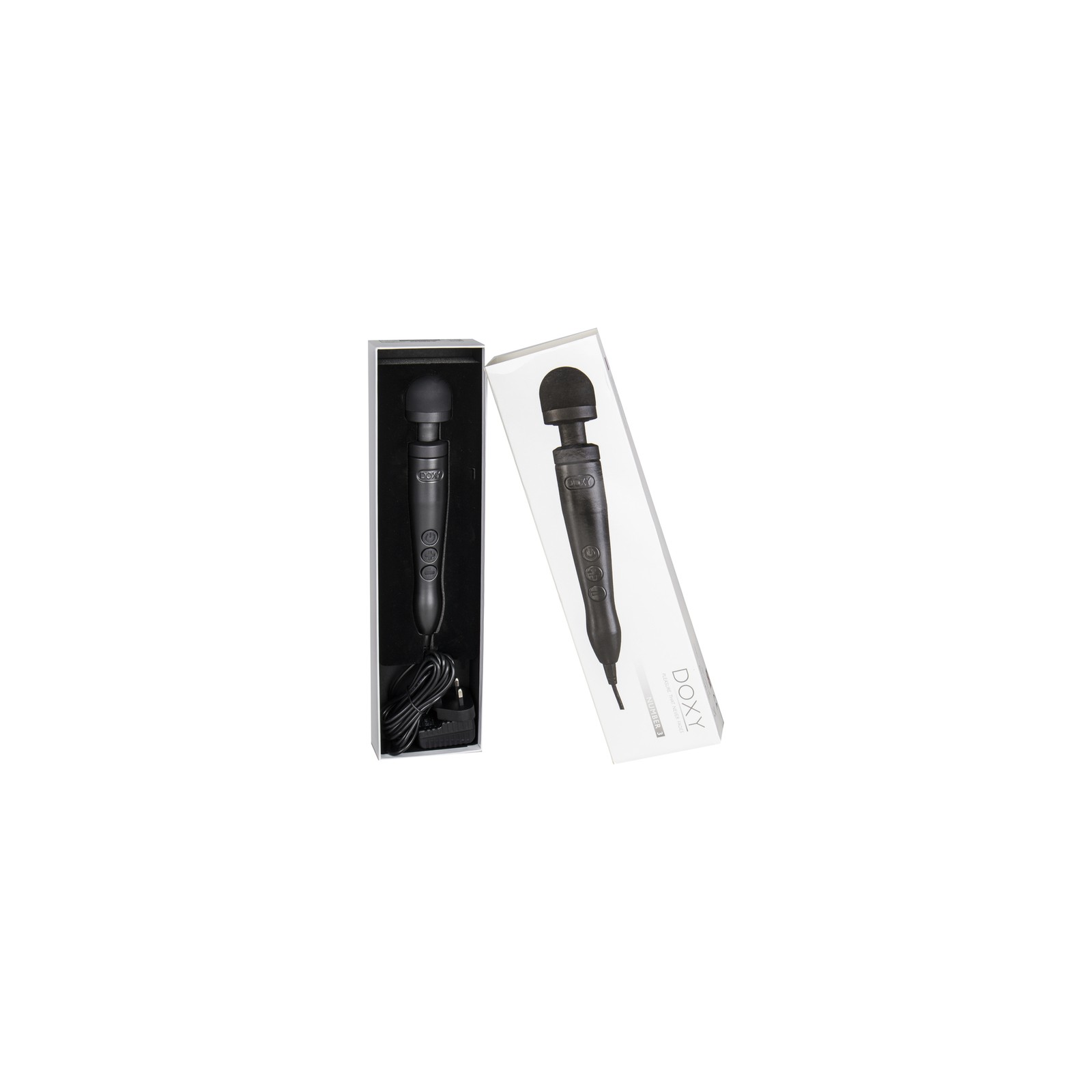 Doxy Die Cast 3 Wand Massager Matte Black