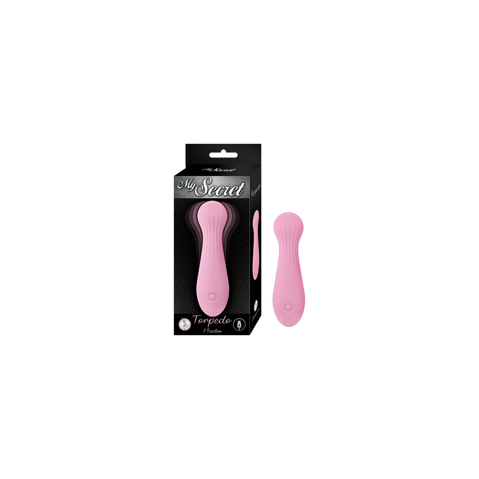 Vibrador Torpedo Rosa My Secret - Discreto y Potente