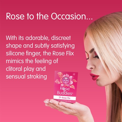 Skins Rose Buddies The Rose Flix - Innovative Mini Vibrator